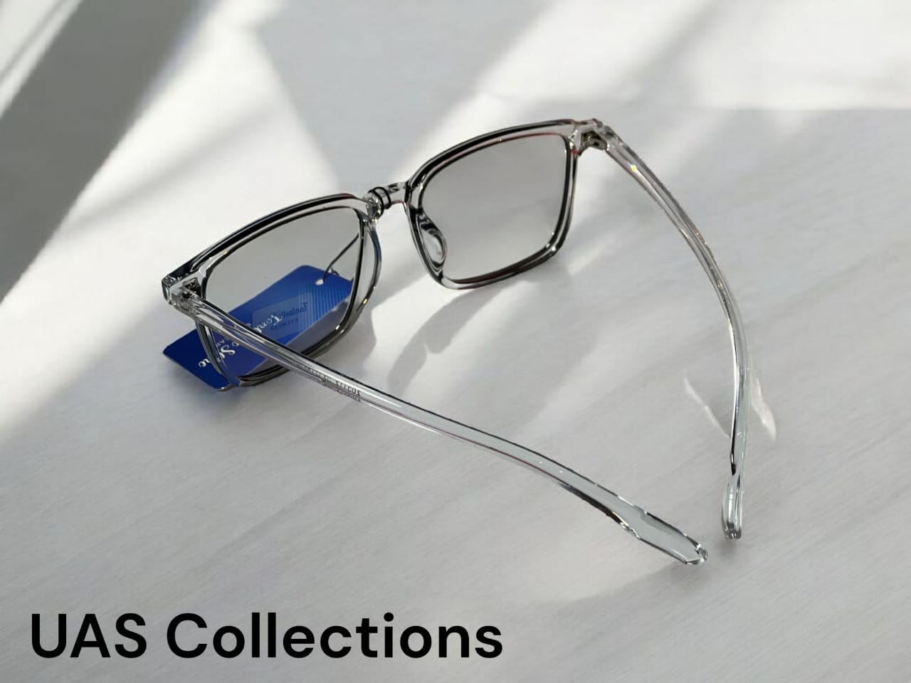 Transparent Square Blue Cut Screen Glasses