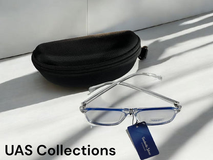 Crystal Clear Square Blue Cut Screen Glasses