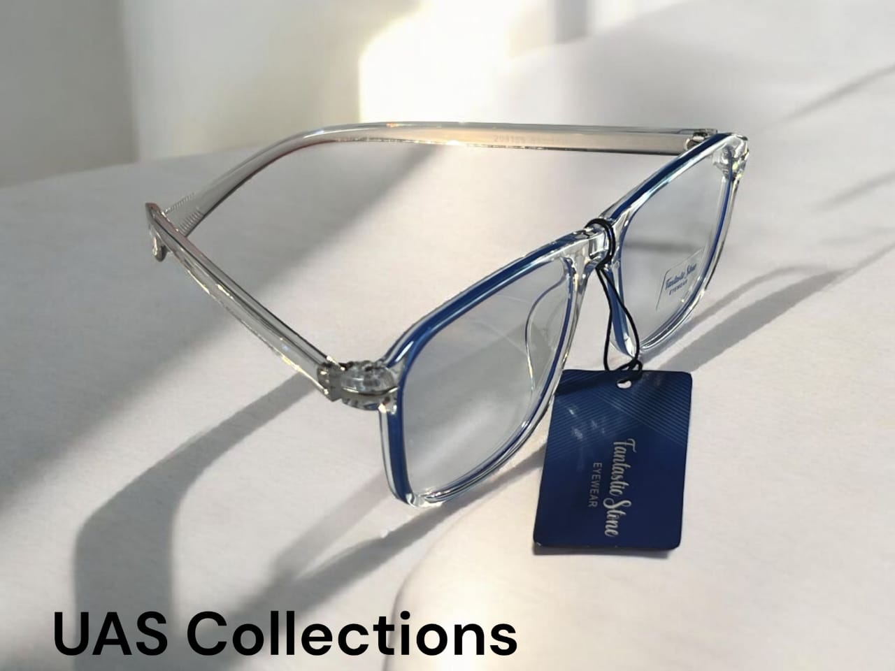 Crystal Clear Square Blue Cut Screen Glasses