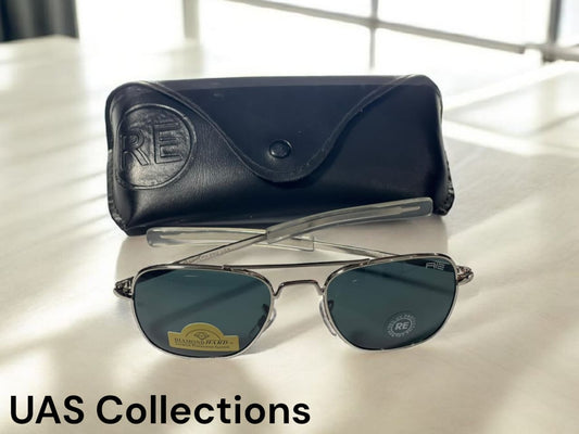 RE Style Pilot Navigator Sunglasses - Diamond Hard Lens