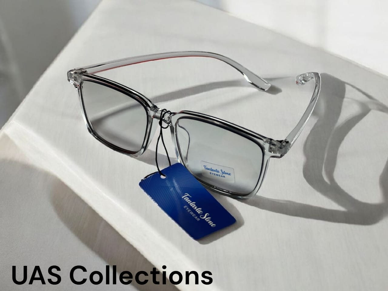 Transparent Square Blue Cut Screen Glasses